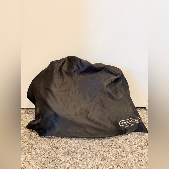 Coach Monogram Shoulder Bag in Black and Gray - Picture 4 of 4